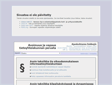 Tablet Screenshot of linux.sange.fi